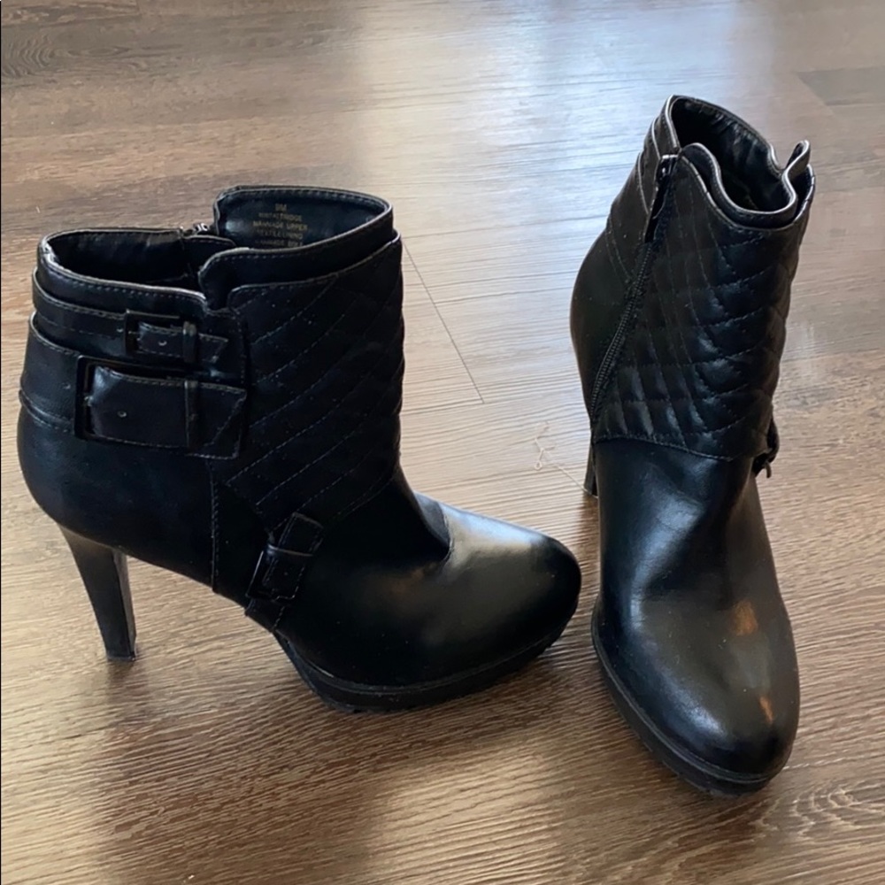 Nine West Black Booties